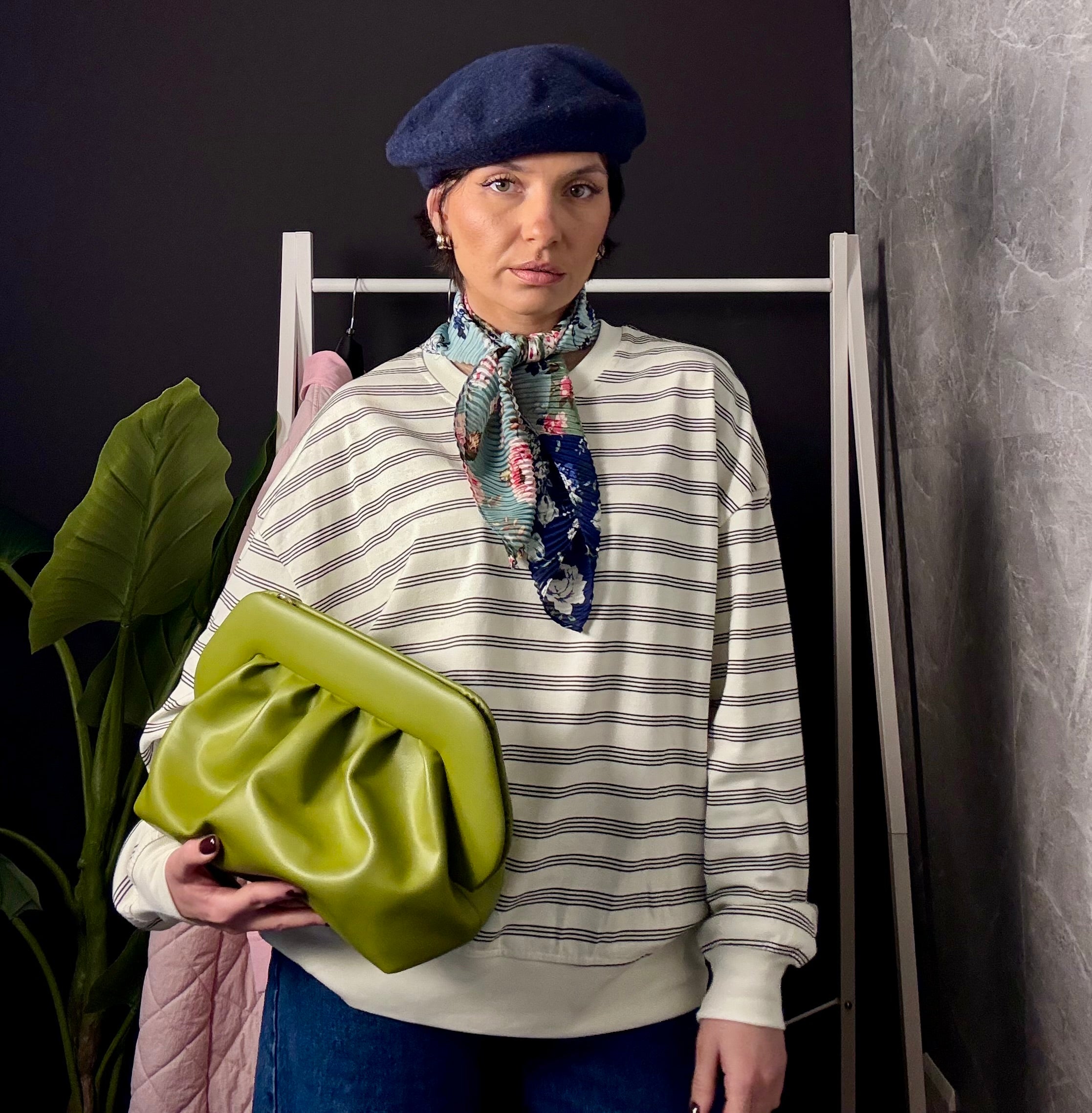 MAGLIA A RIGHE COTONE LUMINA